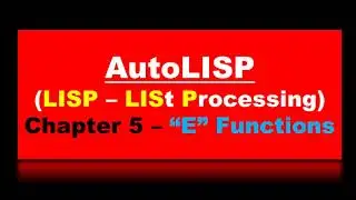 AutoLISP Tutorial | AutoLISP 