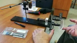 Точилка АСТ-1У. Часть 3. Заточка шефа из набора TEFAL Samurai.