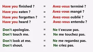 Phrases simples pour apprendre l'anglais facilement |✪✪easy sentences to learn french 🌿