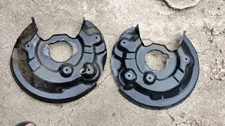 Кожух тормозного диска заднего VW Jetta 6 1Q0615612F 1Q0615611F много рычажка 2011-2013