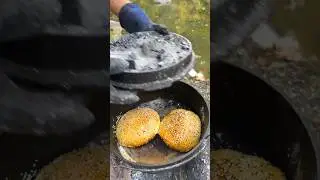 Doğada Tavuk Göğsü Burger 🐔 | Chicken Breast Burger in Nature