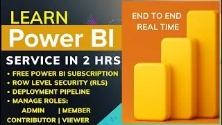 Power BI Service Full Guide | Create Subscription for Free + Manage Roles + Deployment Pipelines