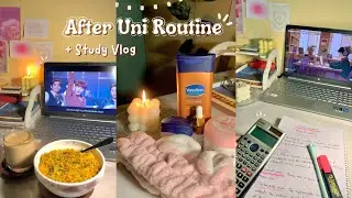 📒STUDY VLOG + after uni routine🏫*Aesthetic* vlog Bangladeshi🇧🇩Unboxing ASMR🕯️