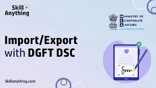 Using Digital Signature Certificates (DSC) for Export/Import on DGFT #dgft #dsc #importexport
