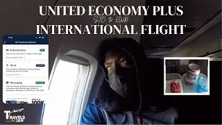 United Airlines Economy Plus Review 2022 | Short International Flight | B737-800