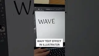 How to create Wavy Text Effect in Illustrator | Adobe Illustrator | Illustrator Tutorial 