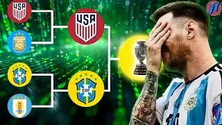 I simulated Copa America 100 times and THIS happened…