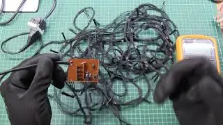 Reparar luces de navidad encontrar el problema muy facil