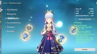 COMPLETE AYAKA BUILD😍 | IMPACT GAMING |