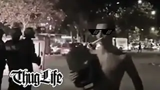 زوالي وفحل ضد شرطة فرنسا في قلب باريس 😂