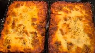 اكلات في رمضان Ramadan Mealsمعكرونة زيتي مع كرات اللحم مطبوخة في الفرن Baked Ziti with Meatballs