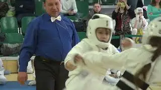 karate competition, kumite discipline 1080p 1
