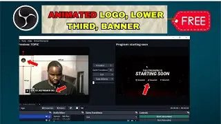 How to Create Free Animated Logos, Lower Thirds & Banners in OBS Studio (2025 Guide)
