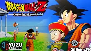 Dragon Ball Z: Kakarot Yuzu Android GitHub v240  Gameplay test Snapdragon 778G Settings
