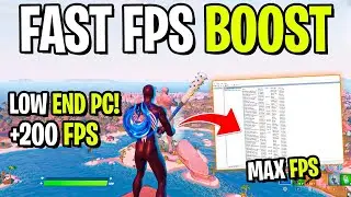 How To Get ULTRA LOW Graphics in FORTNITE Chapter 4 Season 3! (FPS BOOST + 0 INPUT DELAY 🔧)