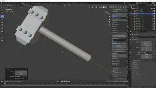 How to make a hammer | Blender tutorial