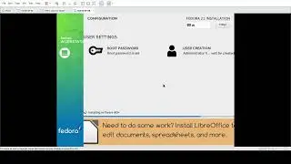 Installing Fedora 21