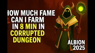How Much Fame Can I Farm In 8 Min  | Druid Build in Corrupted Dungeons – Albion Online 2025