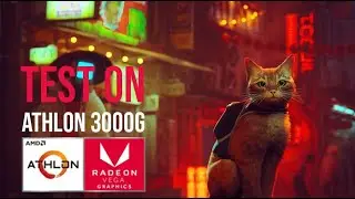 Test Game Stray - On Amd Athlon 3000g