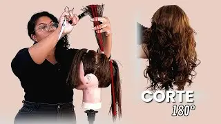 🔴 180° Layered Cut ► WITH 3 PIGTAILS 👉 (IT WORKS!)