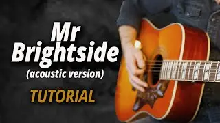 Mr Brightside - The Killers | Acoustic Cover Tabs Gitarren Tutorial Deutsch + PDF