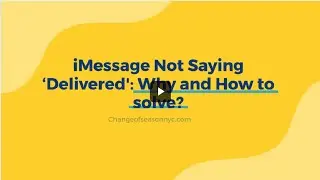 Fix iMessage Not Saying 