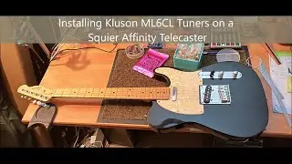 Change Tuners on Squier Affinity Tele´s - Tipps Measurings to make it better than Fender USA does