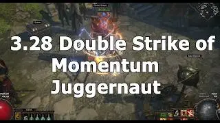Double Strike of Momentum Juggernaut - PoE 3.28 Mirage - Delve build overview