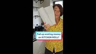 Fed up wasting money on kitchen paper towel and kitchen roll?