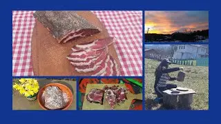 Сушен свински врат.