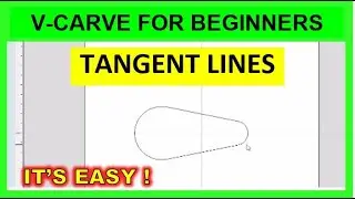 Vectric Tangent Lines Between Circles Vcarve Desktop, Pro, Aspire for Beginners, CNC Laser Router
