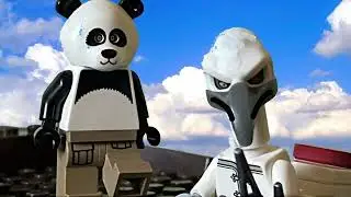 LEGO Kung Fu Panda 2 2011 (Po Vs Lord Shen Short Clip Scene)