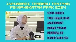KABAR BAIK BAGI YANG SUDAH LOLOS ADMINISTRASI PPPK TAHUN 2024, YANG PENTING MASUK GERBONG DULU.