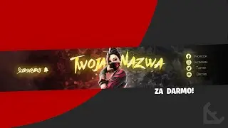 🥳DARMOWY baner i avatar na kanał YouTube❗️  |  2021🎈  |  *aktualne*🎉