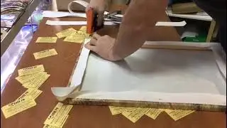 Натяжка холста на подрамник в Подольске #Knokrf #КнокРФ