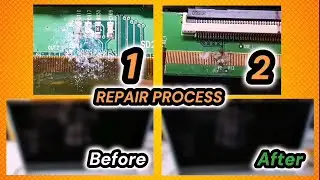 EASY MONEY-MAKING REPAIR (Sony TV, LG Panel PCB Restored) #ledtvpanelrepair #microsoldering