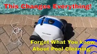 Paxcess Cordless Electronic Robot Pool Cleaner Review and Demo