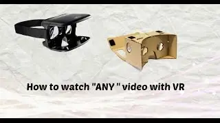 How to watch any video with VR headset without Gyroscope Sensor!