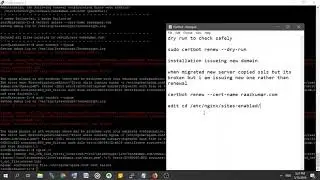 Renewing letsencrypt nginx command line worth of watching