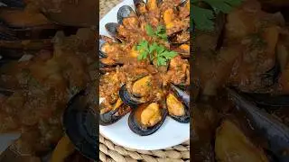 Mejillones a la marinera. Aperitivo Navideño FÁCIL y RÁPIDO de preparar.
