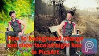 Edit Photo background change picsart full tutorial