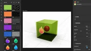 Adobe Dimension 2020 - 24 Decal on Transparent Object (in English)