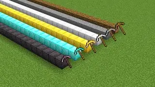 Minecraft Pickaxe Speed Test🔥 Which Pickaxe Can Break His Block Fastly?