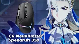 Spiral Abyss 4.1 Top | C6Neuvillette Continuous Speedrun 35s