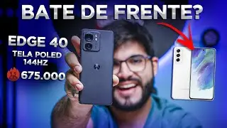 CHEGOU! Vai desbancar o S21 FE? Motorola Edge 40, IP68, ótimas câmeras e processamento