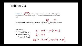 Example - Functional "Standard" Wave Form Equation