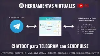 Directo - Crear un CHATBOT para TELEGRAM con SENDPULSE -