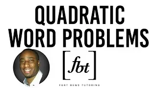 Quadratic Word Problems: WP13 [fbt]
