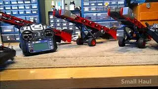Three Radio Controlled Bruder Conveyors