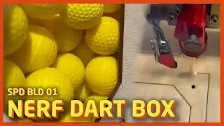 Using a 120W Laser to Make a Box for My Toys - Nerf Dart Box - SPD BLD 01